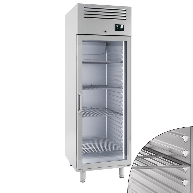 Chłodziarka PREMIUM PLUS - GN 2/1 - 560 litrów - z 1 szklanymi drzwiami