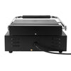 Contact grill for hamburgers – grilling surface: 345 x 235 mm – 2.2 kW – from +50 to +300 °C – with ribbed top and bottom plate – black, image 7 of 10