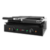 Contact grill for hamburgers – grilling surface: 485 x 235 mm – 3.6 kW – from +50 to +300 °C – with ribbed top and bottom plate – black, image 6 of 10