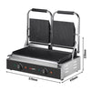 Grill kontaktowy do hamburgerów – powierzchnia grillowa: 485 x 235 mm – 3,6 kW – z ryflowaną płytą górną i dolną