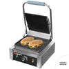 Grill kontaktowy do hamburgerów – powierzchnia grillowa: 230 x 230 mm – 2,2 kW – z ryflowaną płytą górną i dolną