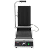 Grill kontaktowy do hamburgerów – powierzchnia grillowa: 230 x 350 mm – 2,3 kW – od +50 do +300 °C – z ryflowaną płytą górną i dolną, zdjęcie 4 z 10