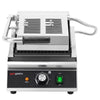 Grill kontaktowy do hamburgerów – powierzchnia grillowa: 230 x 350 mm – 2,3 kW – od +50 do +300 °C – z ryflowaną płytą górną i dolną, zdjęcie 7 z 10
