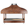 Copper Charcoal Grill - 1500mm - 1 Grill Grate - Grate Size: 1300x500mm