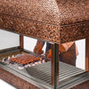 Grill miedziany – na węgiel drzewny – 1200 mm – z przeszkleniem