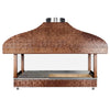 Copper Charcoal Grill - 2000mm - Grill Grate: 1800x500mm