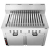 Grill – na węgiel drzewny – z 15 automatycznie obracanymi szpikulcami – do kebaba Adana i szisz kebaba