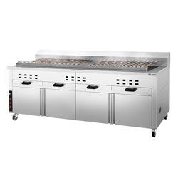 Grill na węgiel drzewny – do Adana i Shish Kebab – na 30 automatycznie obracających się szpikulców