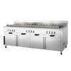 Grill węglowy - do szaszłyków/Adana kebab - 2000mm - z 30 szpikulcami
