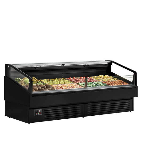 Wyspa chłodząca - 2580 mm - 340 litrów - Drewniany front - Prime Gastro