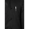 KARLOWSKY | Basic Double-Breasted Chef Jacket with Stud Buttons – Black - Size 3XL - 100% Cotton
