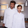 (6 szt.) KARLOWSKY | Bluza kucharska Basic – biała – rozmiar: 3XL