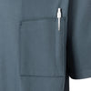 KARLOWSKY | Gustav Men's Chef Jacket – Short Sleeve - Anthracite - Size 74 - Press-Stud Closure