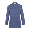 KARLOWSKY | Bluza kucharska damska Jeans-Style – Vintage Blue – rozmiar: 46