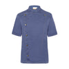 KARLOWSKY | Bluza kucharska Jeans-Style – z krótkim rękawem – Vintage Blue – rozmiar: 68