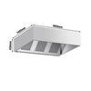 Commercial Wall-Mounted Extractor Hood - 1800mm - Baffle Filters & Lighting