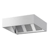 Commercial Wall-Mounted Extractor Hood - 1800mm - Baffle Filters & Lighting