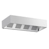 Okap skrzyniowy – 2400 x 1100 mm – z filtrami i lampą, zdjęcie 1 z 9