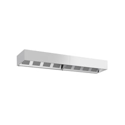 Okap skrzyniowy – 4400 x 900 mm – z filtrami i lampą