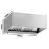 Commercial Wall-Mounted Extractor Hood with Motor – 1200 mm – Controller, Filters & Light