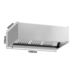 Osłona skrzynkowa z silnikiem – 1600 mm – z regulatorem, filtrem i lampą