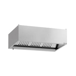 Commercial Wall-Mounted Extractor Hood – 1600mm – with Baffle Filters & Lighting