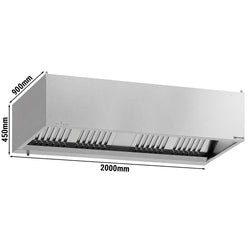 Osłona skrzynkowa z silnikiem – 2000 mm – z regulatorem, filtrem i lampą