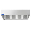 Okap skrzyniowy – 2400 mm – z silnikiem, regulatorem, filtrami i lampą