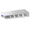 Okap skrzyniowy – 2600 mm – z silnikiem, regulatorem, filtrami i lampą