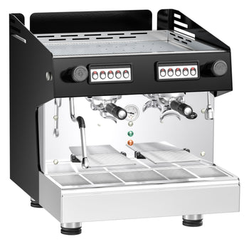 Kompaktowy ekspres z portafiltrem - 2 grupy - włącznie z systemem wstępnej infuzji - Prime Gastro