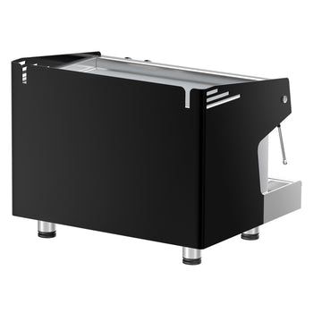 Ekspres z portafiltrem - 2 grupy - włącznie z systemem wstępnej infuzji - stal nierdzewna - Prime Gastro