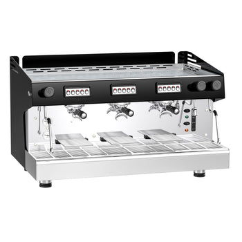 Ekspres z portafiltrem - 3 grupy - włącznie z systemem wstępnej infuzji - Prime Gastro