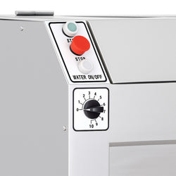 Elektryczna obieraczka do warzyw – wydajność 600 kg/h – moc 750 W – napięcie 230 V – prędkość obrotowa 1400 obr./min