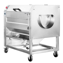 Elektryczna obieraczka do warzyw – wydajność 600 kg/h – moc 750 W – napięcie 230 V – prędkość obrotowa 1400 obr./min