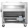 Elektryczna obieraczka do warzyw – wydajność 600 kg/h – moc 750 W – napięcie 230 V – prędkość obrotowa 1400 obr./min
