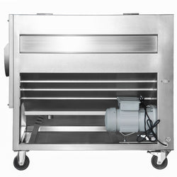 Elektryczna obieraczka do warzyw – wydajność 600 kg/h – moc 750 W – napięcie 230 V – prędkość obrotowa 1400 obr./min
