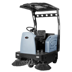 Zamiatarka samojezdna - Wydajność 8700m²/h - Szerokość robocza 140cm - 2 szczotki 48cm - Zbiornik 150l - z ssaniem - z natryskiem