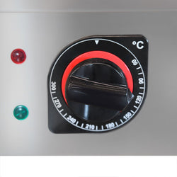 Piec do ziemniaków kumpir – elektryczny – 3 kW – 230 V – manualny – z 2 szufladami
