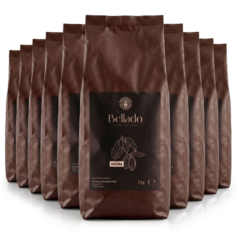 BELLADO | Kakao w proszku „Ancona” – 14,5% – 10 sztuk po 1 kg