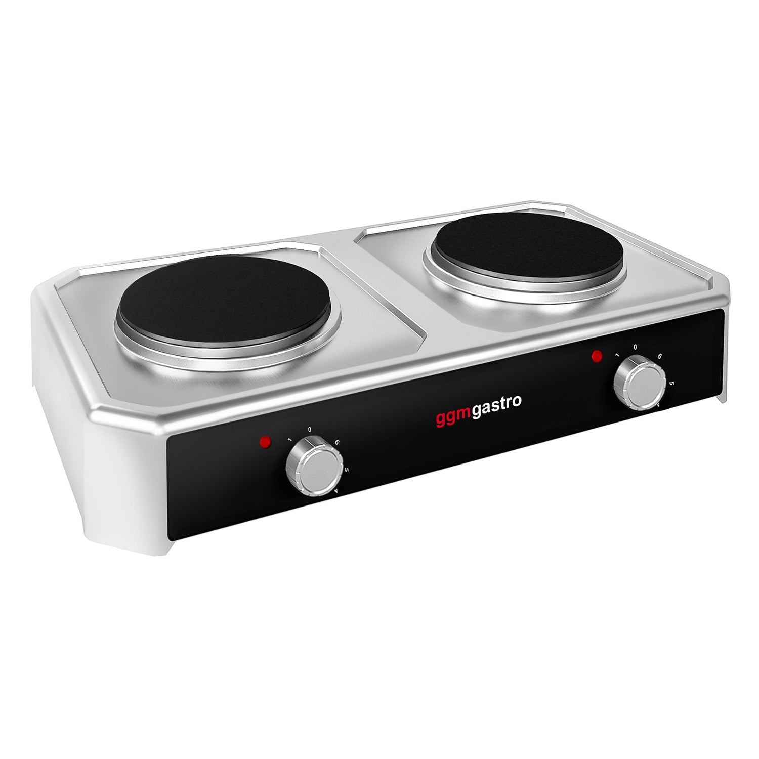 Kuchenka elektryczna stołowa - 4 kW - 2 okrągłe płyty - Prime Gastro