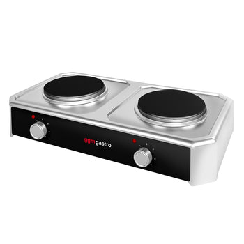 Kuchenka elektryczna stołowa - 4 kW - 2 okrągłe płyty - Prime Gastro