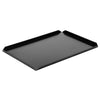 (5 szt.) Taca cukiernicza i prezentacyjna – aluminium – 400 x 100 x 10 mm – czarna
