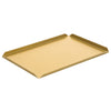 (5 szt.) Taca cukiernicza i prezentacyjna – aluminium – 400 x 150 x 10 mm – szampańska