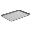 (5 szt.) Taca cukiernicza i prezentacyjna – aluminium – 400 x 250 x 10 mm – srebrna