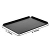 (5 szt.) Taca cukiernicza i prezentacyjna – aluminium – 400 x 250 x 10 mm – czarna