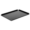 (5 szt.) Taca cukiernicza i prezentacyjna – aluminium – 400 x 250 x 10 mm – czarna