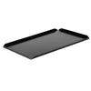 (5 szt.) Taca cukiernicza i prezentacyjna – aluminium – 600 x 100 x 10 mm – czarna
