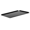(5 szt.) Taca cukiernicza i prezentacyjna – aluminium – 700 x 100 x 10 mm – czarna