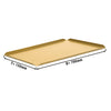 (5 szt.) Taca cukiernicza i prezentacyjna – aluminium – 700 x 150 x 10 mm – szampańska