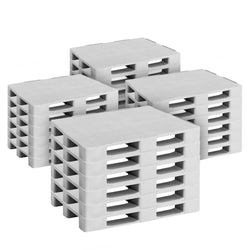 (24 sztuki) – Europaleta EPAL z tworzywa sztucznego – ładowność: 4000 kg – szara